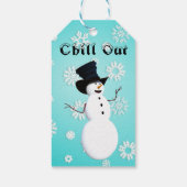"Chill Out Gift"-Tag Geschenkanhänger (Rückseite)