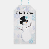 "Chill Out Gift"-Tag Geschenkanhänger (Rückseite)