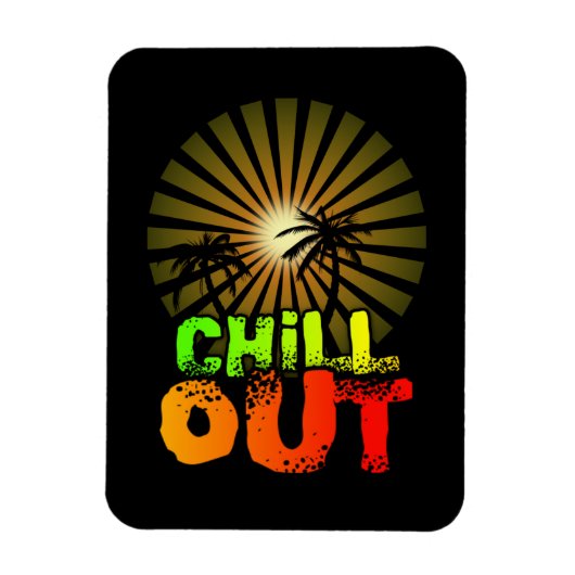 Chill out Jamaica Magnet (Vertikal)