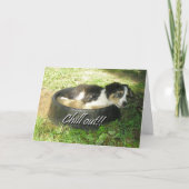 "Chill Out!" Karte (Vorderseite)