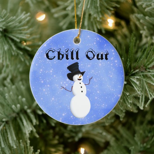 Chill Out Keramik Ornament (Baum)