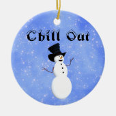Chill Out Keramik Ornament (Vorne)