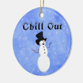 Chill Out Keramik Ornament (Links)