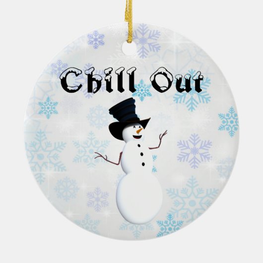 Chill Out Keramik Ornament (Hinten)