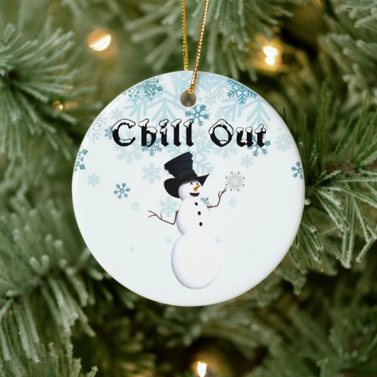 Chill Out Keramik Ornament (Baum)