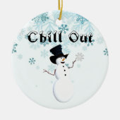 Chill Out Keramik Ornament (Vorne)