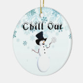Chill Out Keramik Ornament (Links)