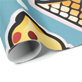 Chill Out - Lebhafter Eiscreme-Knochen Geschenkpapier (Rolleneckpunkt)