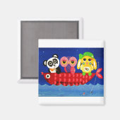 Chill Out Magnet (Vorderseite/Rückseite)