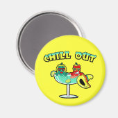 Chill Out Magnet (Vorderseite/Rückseite)