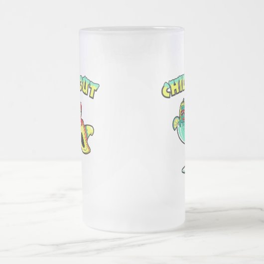 Chill Out Mattglas Bierglas (Mittel)