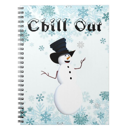 Chill Out Notebook Notizblock (Vorderseite)