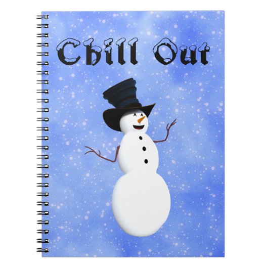 Chill Out Notebook Notizblock (Vorderseite)