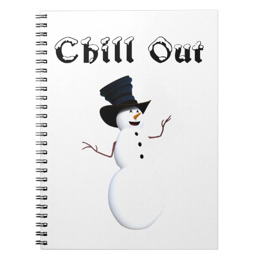 Chill Out Notebook Notizblock (Vorderseite)