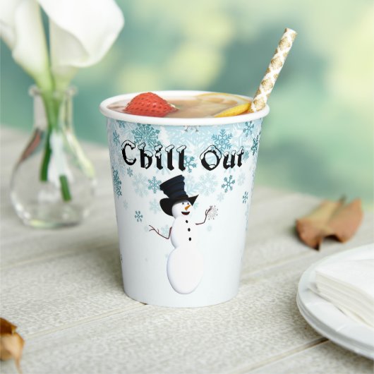 Chill Out Paper Cup Pappbecher (In Situ)