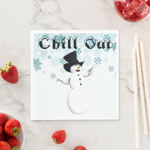 Chill Out Paper Napkin Serviette