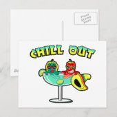 Chill Out Postkarte (Vorne/Hinten)