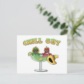 Chill Out Postkarte (Stehend Vorderseite)