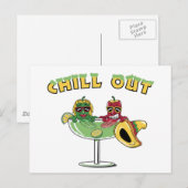 Chill Out Postkarte (Vorne/Hinten)