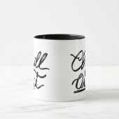Chill Out Retro Vibes Tasse (Zentrum)