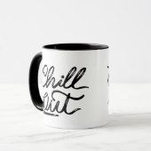 Chill Out Retro Vibes Tasse (Vorderseite Links)