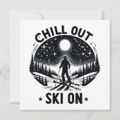 Chill out Ski on on (Rückseite)