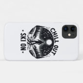 Chill out Ski on on Case-Mate iPhone Hülle (Rückseite (Horizontal))