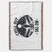 Chill out Ski on on Decke (Vorderseite Vertikal)
