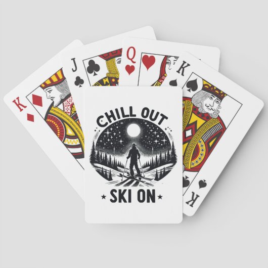 Chill out Ski on on Spielkarten (Rückseite)