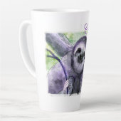 Chill Out Sloth Painting Milchtasse (Linke Ecke)