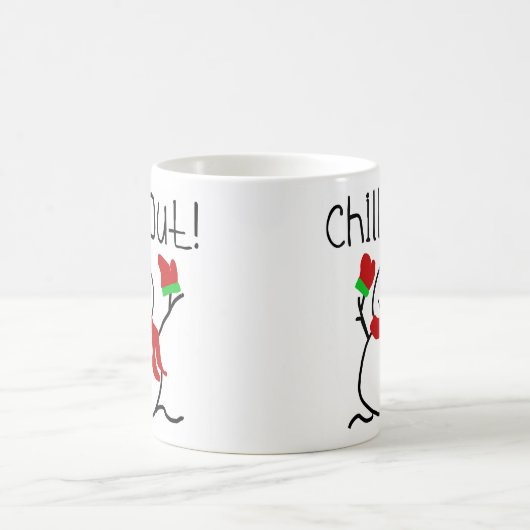 Chill Out Snowman Kaffeetasse (Mittel)