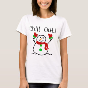 Chill Out Snowman Tshirts und Geschenke