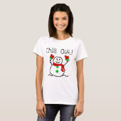 Chill Out Snowman Tshirts und Geschenke (Vorne ganz)