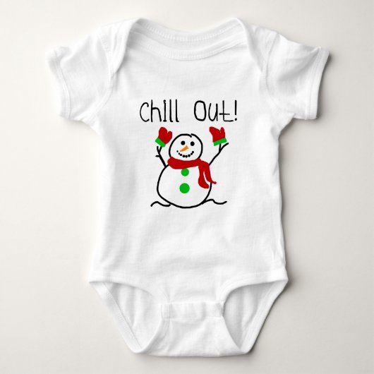Chill Out Snowman Tshirts und Geschenke (Vorderseite)