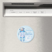 Chill Out Sock Monkey Magnet (In Situ (Geschirrspüler))