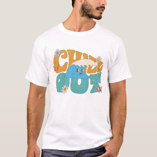 Chill Out Summer Groovy T - Shirt (Vorderseite)