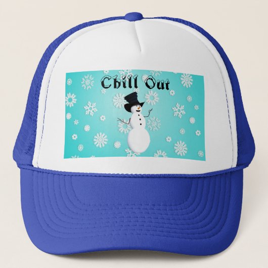 Chill Out Trucker Hat Truckerkappe (Vorderseite)