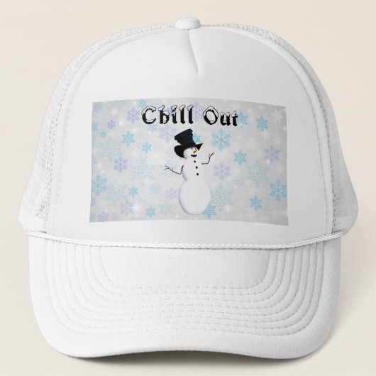Chill Out Trucker Hat Truckerkappe (Vorderseite)