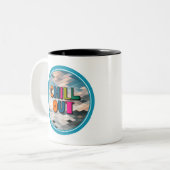 Chill out zweifarbige tasse (Vorderseite Links)