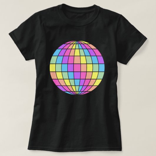 CHILL-PASTELL-DISCOBALL-HEMD T-Shirt (Design vorne)