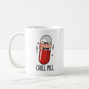 Chill Pill Funny Freezing Medicine Pub Kaffeetasse