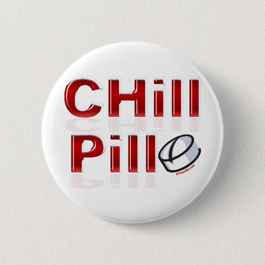 Chill Pill Funny PMS Button (Vorderseite)
