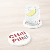 Chill Pill Funny PMS Getränkeuntersetzer (Seite)