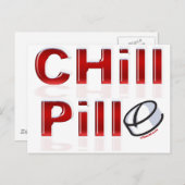 Chill Pill Funny PMS Postkarte (Vorne/Hinten)