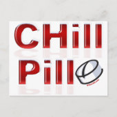 Chill Pill Funny PMS Postkarte (Vorderseite)
