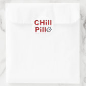 Chill Pill Funny PMS Runder Aufkleber (Tasche)