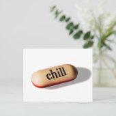 Chill Pill Postcard Postkarte (Stehend Vorderseite)