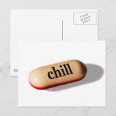 Chill Pill Postcard Postkarte (Vorne/Hinten)