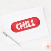 Chill Pill Rechteckiger Aufkleber (Umschlag)