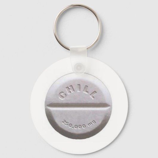 Chill Pill Schlüsselanhänger (Vorderseite)